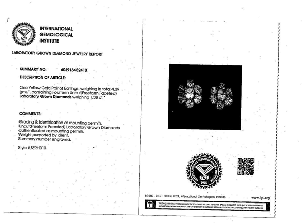 14kt Gold Polki 1.38ct Earrings