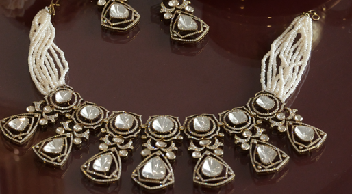 14kt Gold Maharani Polki Necklace